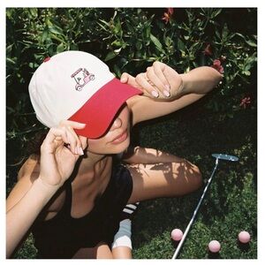 FRASIER STERLING - Hat - Cream/Red - Golf Cart